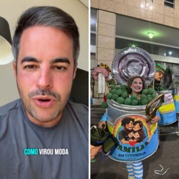 Marido de Simone Mendes vira alvo de deboche após detonar escola de samba: ‘Virou moda’