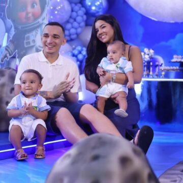 Ary Mirelle encanta ao mostrar momento fofo de João Gomes com os filhos; veja