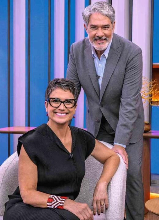 William Bonner ganha homenagem de Sandra Annenberg após estreia no ‘Globo Repórter’: ‘Explosão de fofura’