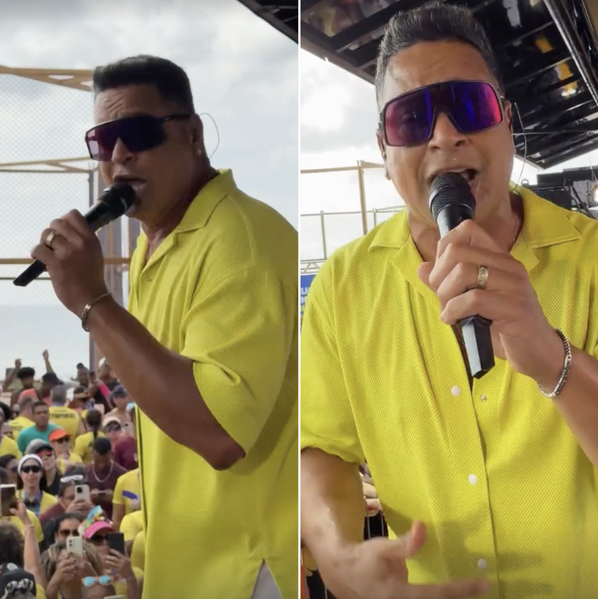 Xanddy agita corrida de rua em Salvador com show em clima de Carnaval