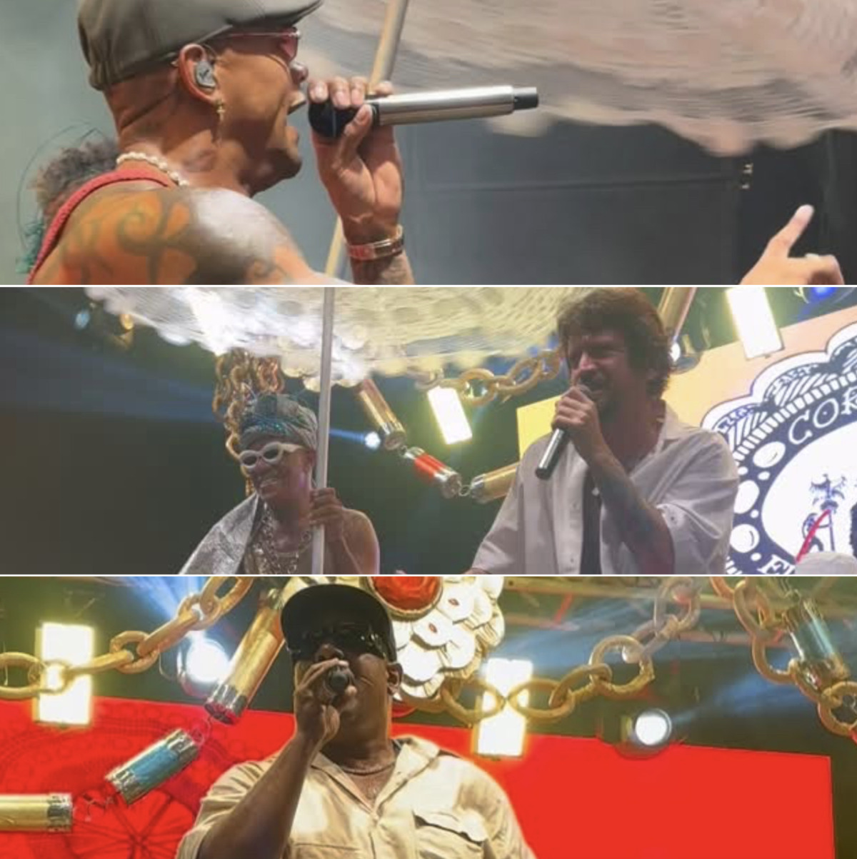 Léo Santana, Saulo e Márcio Victor agitam ensaio do Cortejo Afro no Pelourinho; veja como foi