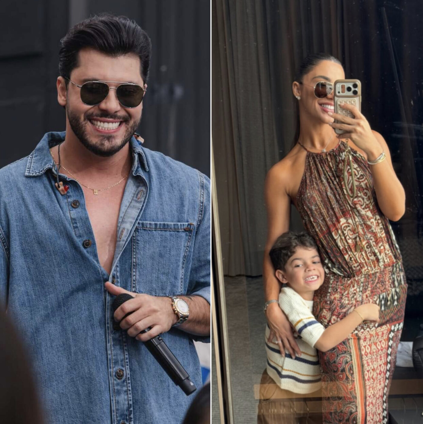 Filho de Marília Mendonça e Murilo Huff encanta ao prestigiar novo trabalho do pai