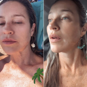 Luana Piovani visita mãe de santo e lamenta último dia em Salvador: “A gente fica abalada”