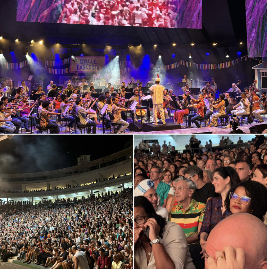Orquestra Sinfônica da Bahia encerra Carnaval com Baile Concerto lotado na Concha; veja como foi