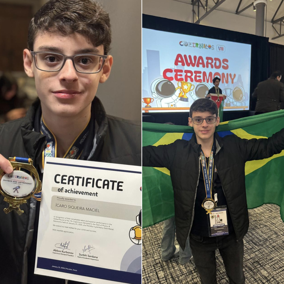 Estudante baiano conquista medalha de ouro em olimpíada internacional e visita a NASA