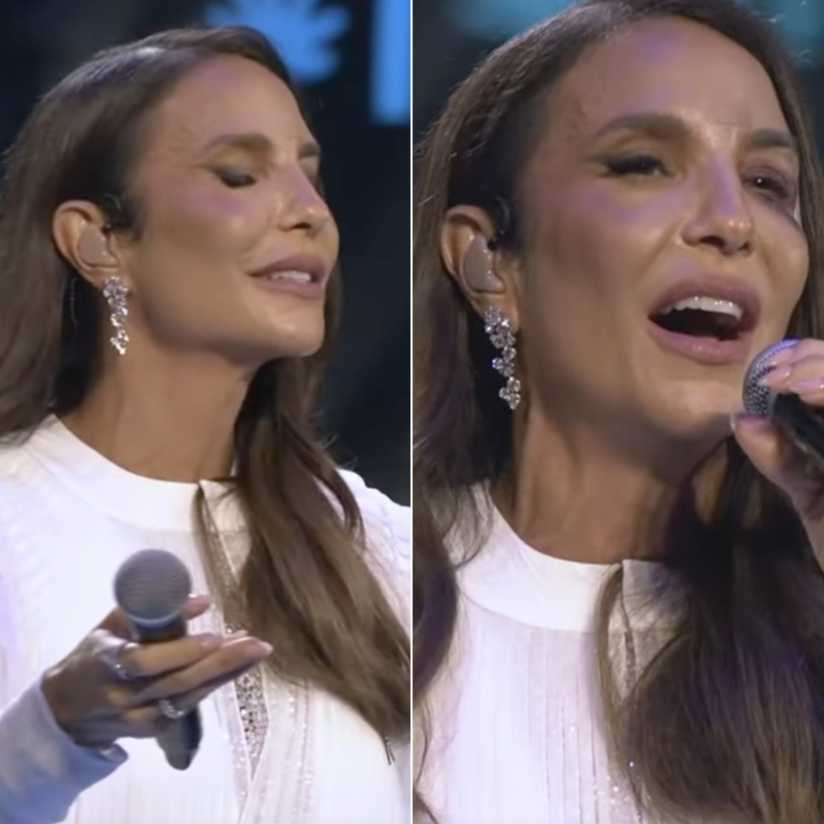 Ivete Sangalo é ovacionada em novo espetáculo com coral e brinca: “Assim eu vou desmaiar de novo”