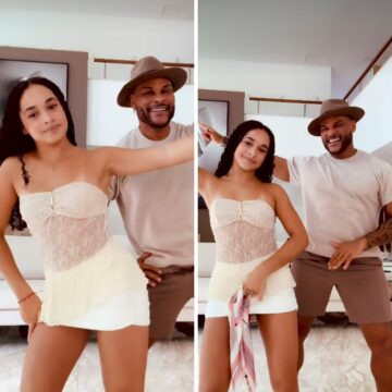 Filha de Tony Salles e Scheila Carvalho surpreende ao dançar hit do pai: ‘Valorizem’