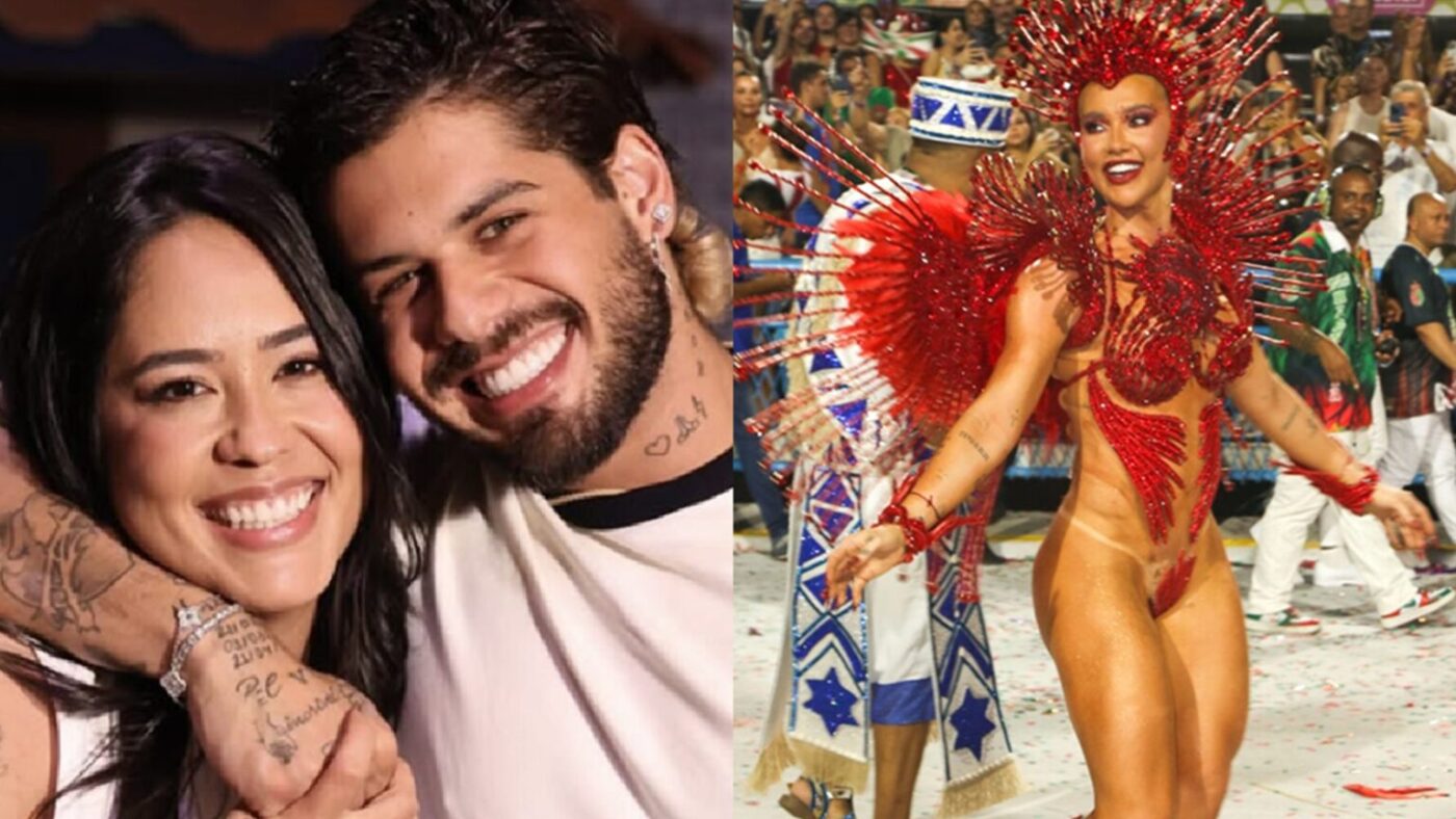 Irmã de Zé Felipe acompanha Virginia na Sapucaí e mostra apoio: ‘Sempre com você