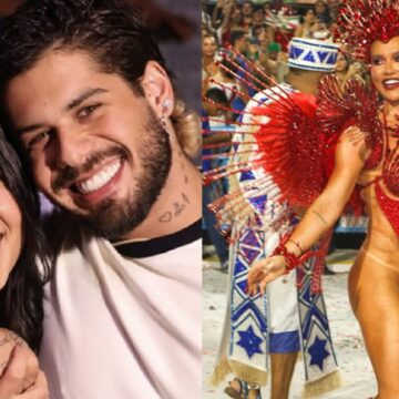 Irmã de Zé Felipe acompanha Virginia na Sapucaí e mostra apoio: ‘Sempre com você