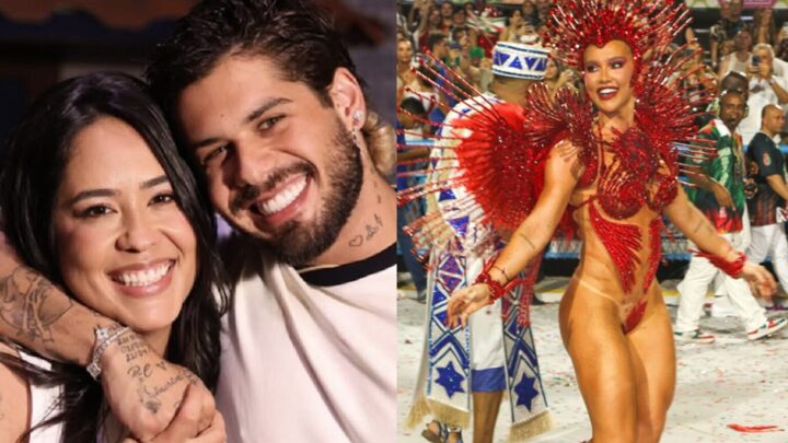 Irmã de Zé Felipe acompanha Virginia na Sapucaí e mostra apoio: ‘Sempre com você