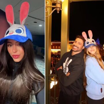 Affair de Cauã Reymond viaja com ator e filha dele para a Disney