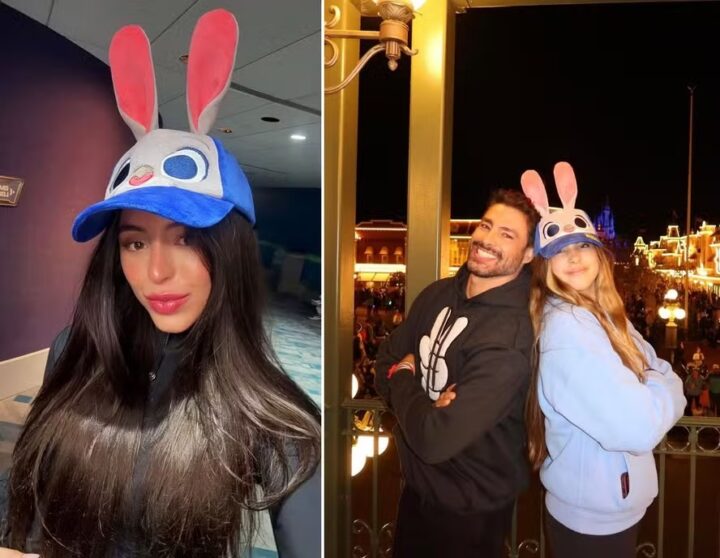 Affair de Cauã Reymond viaja com ator e filha dele para a Disney