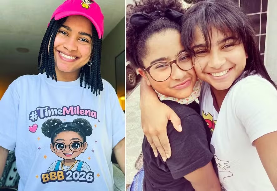 Irmã gêmea de Tia Milena, do ‘BBB 26’, defende sister: ‘Não é personagem’