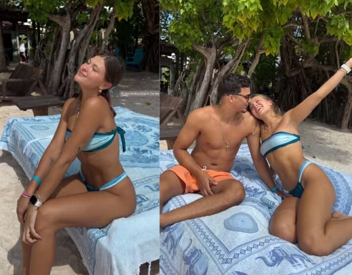 Sobrinha de Xuxa, Nikki Meneghel curte viagem romântica com namorado no Caribe