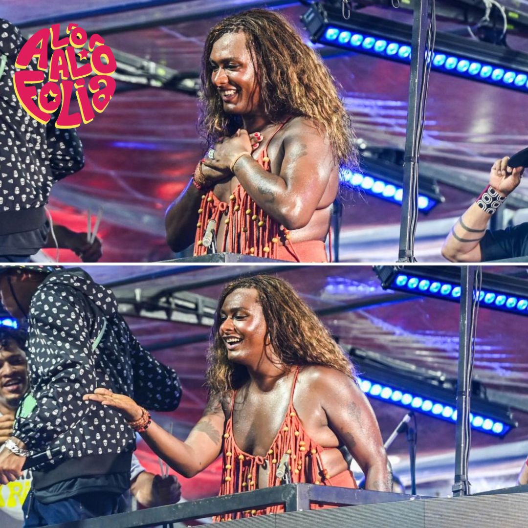 Liniker curte trio do Baiana System no Furdunço e é ovacionada pelo público