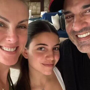 Ana Hickmann se derrete pela enteada, Maria, filha de Edu Guedes: ‘Traz luz’