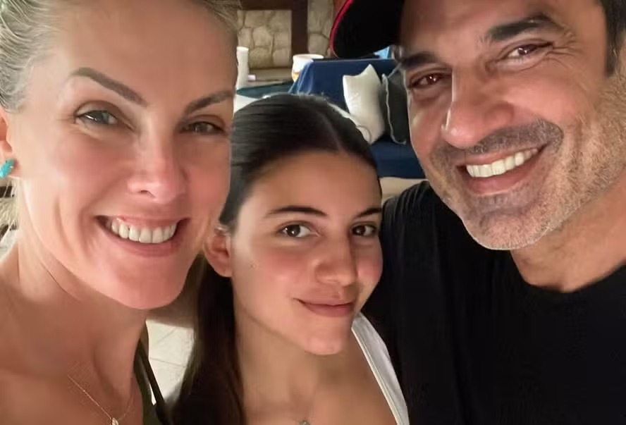 Ana Hickmann se derrete pela enteada, Maria, filha de Edu Guedes: ‘Traz luz’
