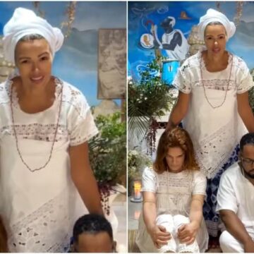 Ex-BBB Ariadna Arantes celebra ao se tornar mãe de santo: ‘Missão sagrada’