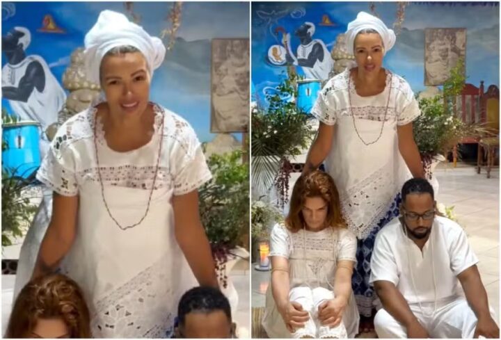 Ex-BBB Ariadna Arantes celebra ao se tornar mãe de santo: ‘Missão sagrada’