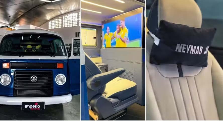 Filomena: saiba quanto custa e os detalhes da nova Kombi de Neymar