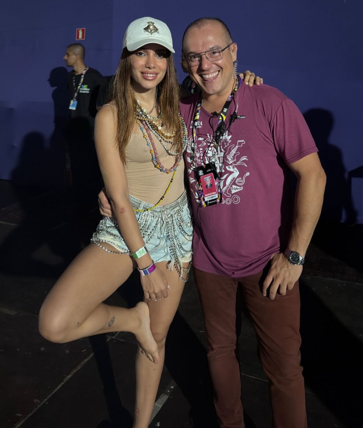 Anitta e Michel Diamant