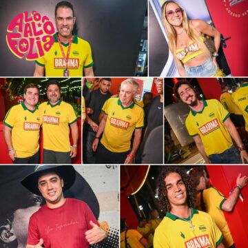 Camarote Brahma Salvador reúne Ancelotti, Nattazinho Lima, Durval Lelys e mais no segundo dia do Carnaval 2026; veja fotos