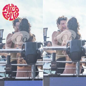 Shawn Mendes e Bruna Marquezine dão beijão no Carnaval de Salvador; veja fotos