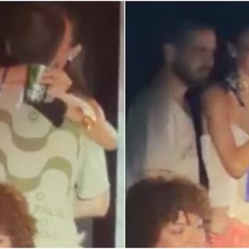 Recém-solteiros, João Silva e influenciadora são flagrados ao beijos no Carnaval