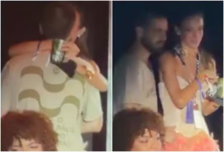 Recém-solteiros, João Silva e influenciadora são flagrados ao beijos no Carnaval