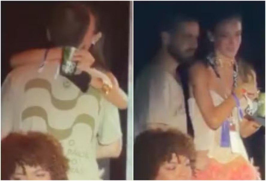 Recém-solteiros, João Silva e influenciadora são flagrados ao beijos no Carnaval