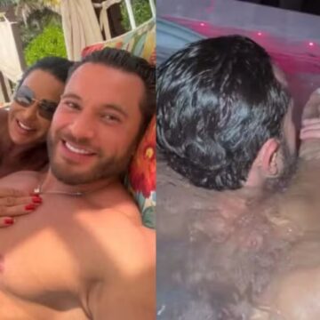 Nas Maldivas, Gracyanne Barbosa entrega momento íntimo com o namorado: ‘Acordo ele’