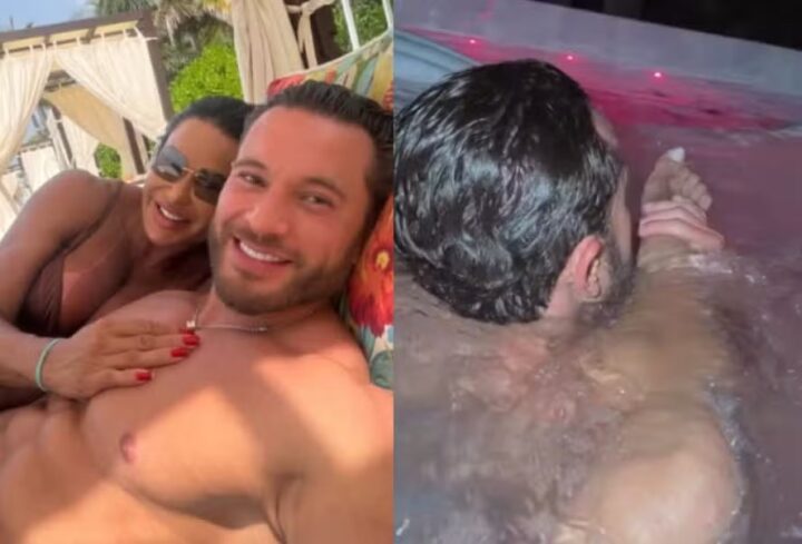 Nas Maldivas, Gracyanne Barbosa entrega momento íntimo com o namorado: ‘Acordo ele’