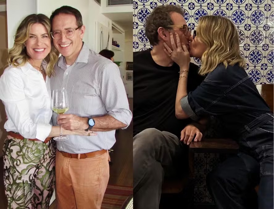 Discreta, Rita Lobo faz homenagem ao marido com quem está há quase 20 anos: ‘Sempre com você’