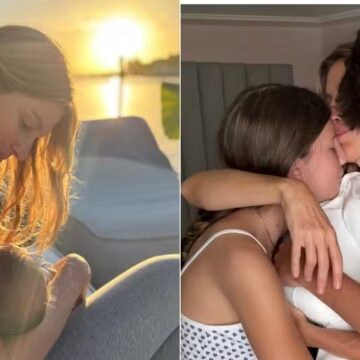 Gisele Bündchen revela estar ‘totalmente no modo mãe’: ‘Acho que nasci pra isso’