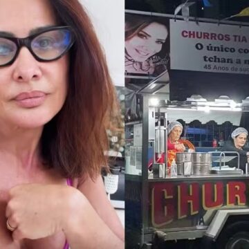 Scheila Carvalho rebate críticas por ‘deixar’ a mãe trabalhar em barraca de churros aos 84 anos: ‘Ama o que faz’
