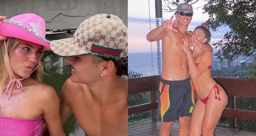 Filha modelo de Eduardo Moscovis se declara para o namorado: ‘Se tem você, tem amor’