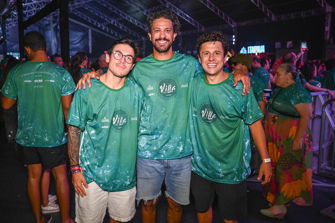 Bento Sangalo, Tiago Maia e Antonio Rodrigues