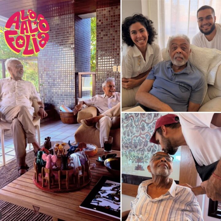 Gilberto Gil compartilha álbum de fotos com Caetano Veloso e família como aquecimento para Carnaval