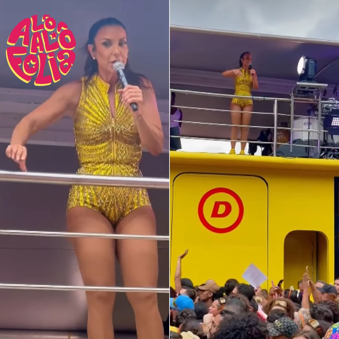 Ivete viraliza ao ‘ensinar’ foliões de São Paulo a acompanhar trio em megabloco