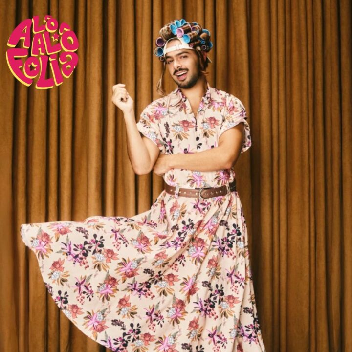 Pedro Sampaio homenageia Dona Hermínia, mãe de Paulo Gustavo, em look para o Carnaval de Salvador