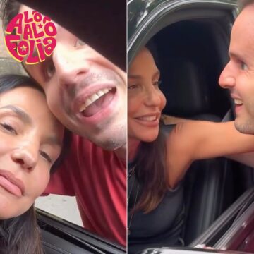 Fernando Campos encontra Ivete Sangalo antes de curtir Carnaval em Salvador; veja vídeo