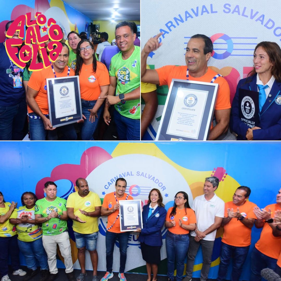 Carnaval de Salvador entra para o Guinness com a maior ação de reciclagem de latinhas do mundo