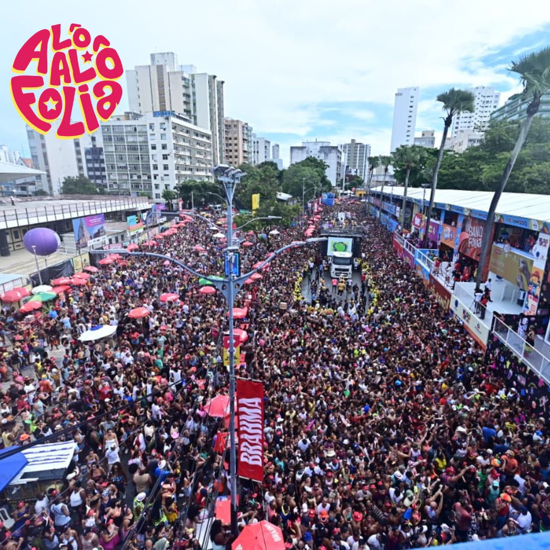 Salvador bate recorde com quase 2 milhões nos principais circuitos no domingo de Carnaval