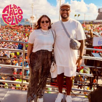 Trio, camarote e mar: Tati Machado abre álbum no Carnaval de Salvador