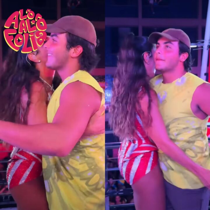 Cria da Ivete! Marcelo dá show dançando com a mãe em cima do trio no Carnaval de Salvador