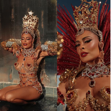 Juliana Paes celebra volta à Viradouro e homenagem a Mestre Ciça: “Super emocionada, grata e feliz”