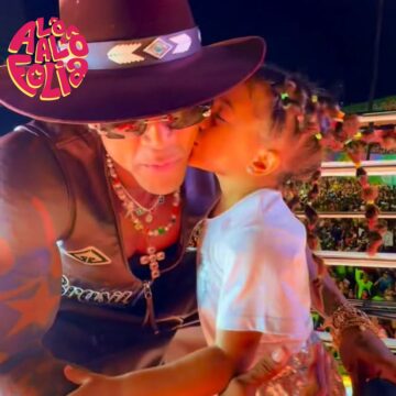 Filha de Léo Santana e Lore Improta volta a roubar a cena ao dançar no trio do pai no Carnaval de Salvador; vídeo