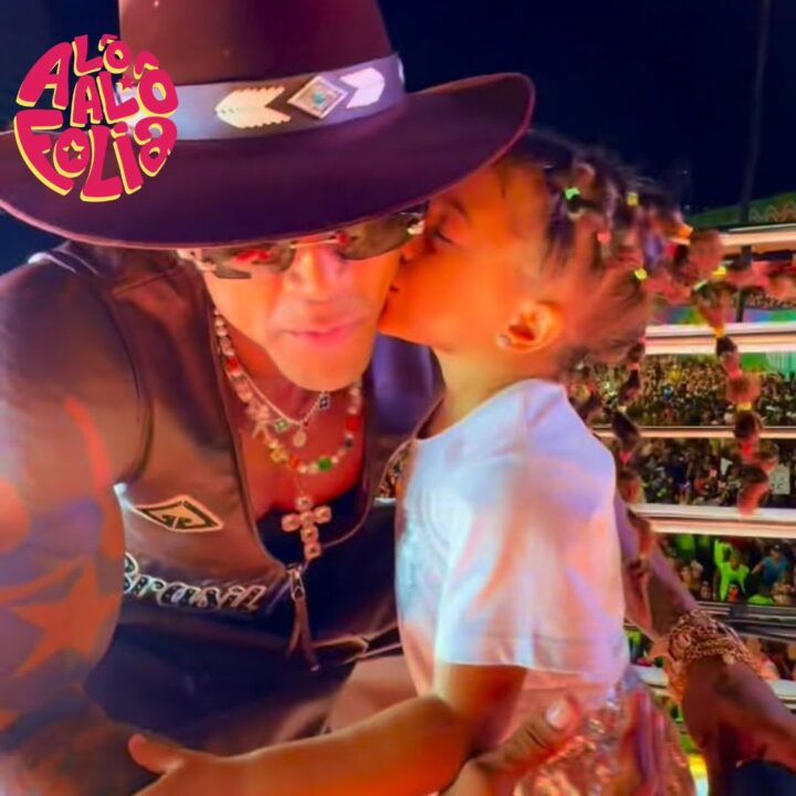 Filha de Léo Santana e Lore Improta volta a roubar a cena ao dançar no trio do pai no Carnaval de Salvador; vídeo