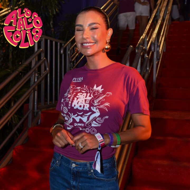 No Carnaval de Salvador, Cíntia Chagas fala de relação com a Bahia: ‘Todo mineiro é meio baiano’