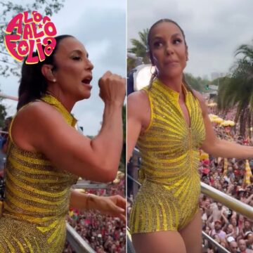Ivete Sangalo faz estreia histórica no Carnaval de rua de São Paulo e lota o Parque Ibirapuera; veja vídeos